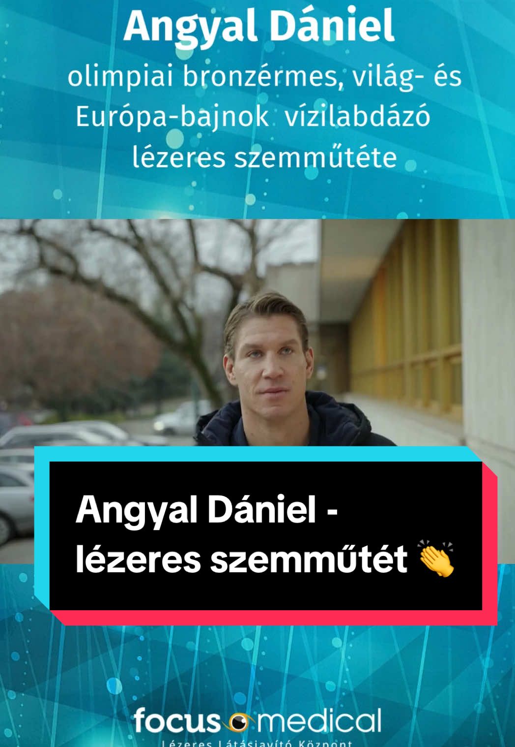 Angyal Dániel olimpiai bronzérmes, világ- és Európa-bajnok vízilabdázó lézeres szemműtéte.#focusmedical #éleslátás #lezeresszemmutet #latasjavitas #vizilabda #angyaldaniel #vizilabdahungary 