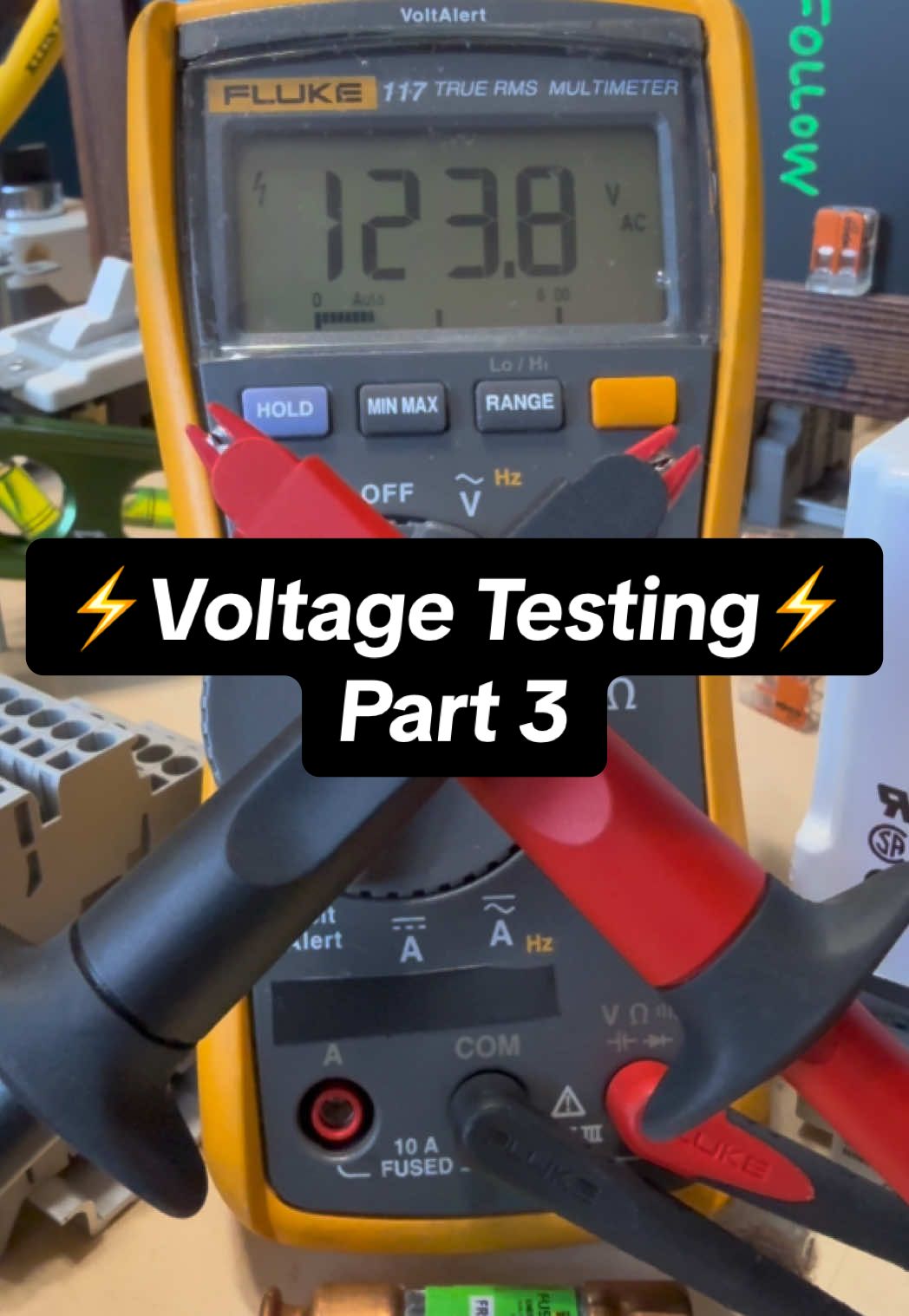 Testing Electrical Voltages in a live circuit. Do you know if voltage is present?#motorcontrol #voltage #electricity 