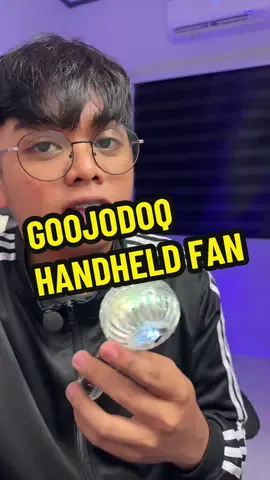 Ang cute at liit ng handheld fan na uti #goojodoq #handheldfan #goojodoqfan 