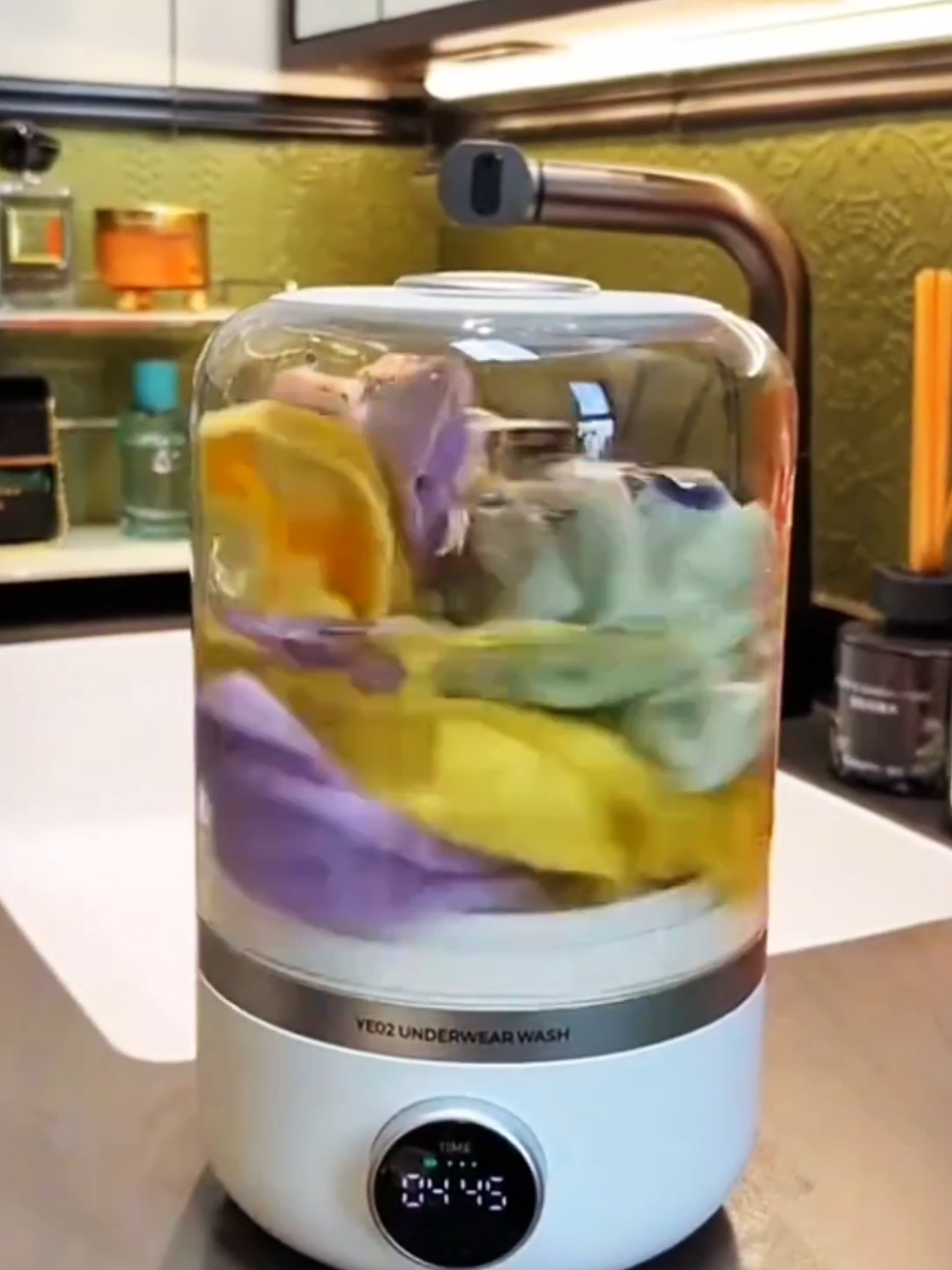 Giặt đồ nhỏ có máy giặt nhỏ #dogiadung #docla #giadungchonloc #maygiatmini 