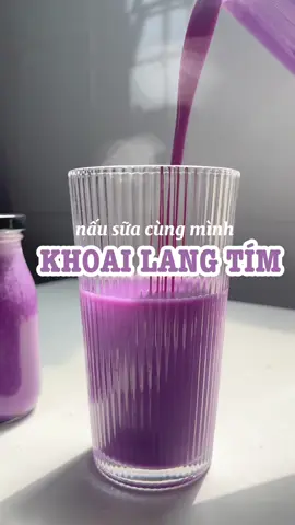 Sữa khoai lang tím cho các bạn ăn chay  #anchay #ngaoanchay #ancungtiktok #suahat #maynausuahat #monchayngon 