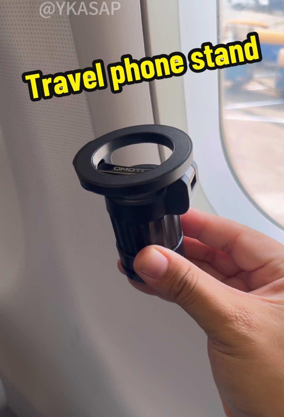 This is a stand to improve the happiness of travel. You can shoot and watch TV series anytime and anywhere.#tech #phonestand #phoneholder #magsafe #portable #stand #tiktokshopfinds #travelassignment #fyp #travel #magneticphoneholder #Vlog #iphoneaccessories 