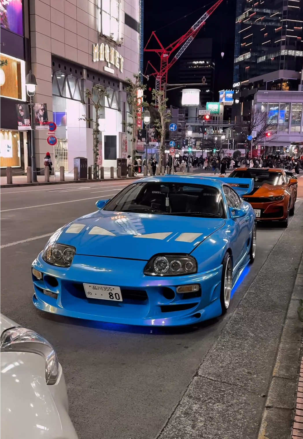 Me or Supra MK4 🫣 I know which one everyone will choose😹lol ・ ・ ・ #supramk4 #supra #isthatsupra #jdm #jdmcars #fastandfurious #shibuya #shibuyacrossing #carmeet