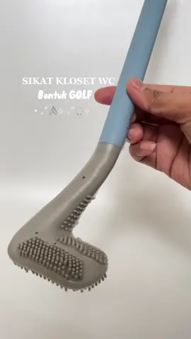 Sikat kloset dengan ujung silikon lebih mudah untuk menjangkau keseluruhan kloset #sikatkloset #sikatkamarmandi 