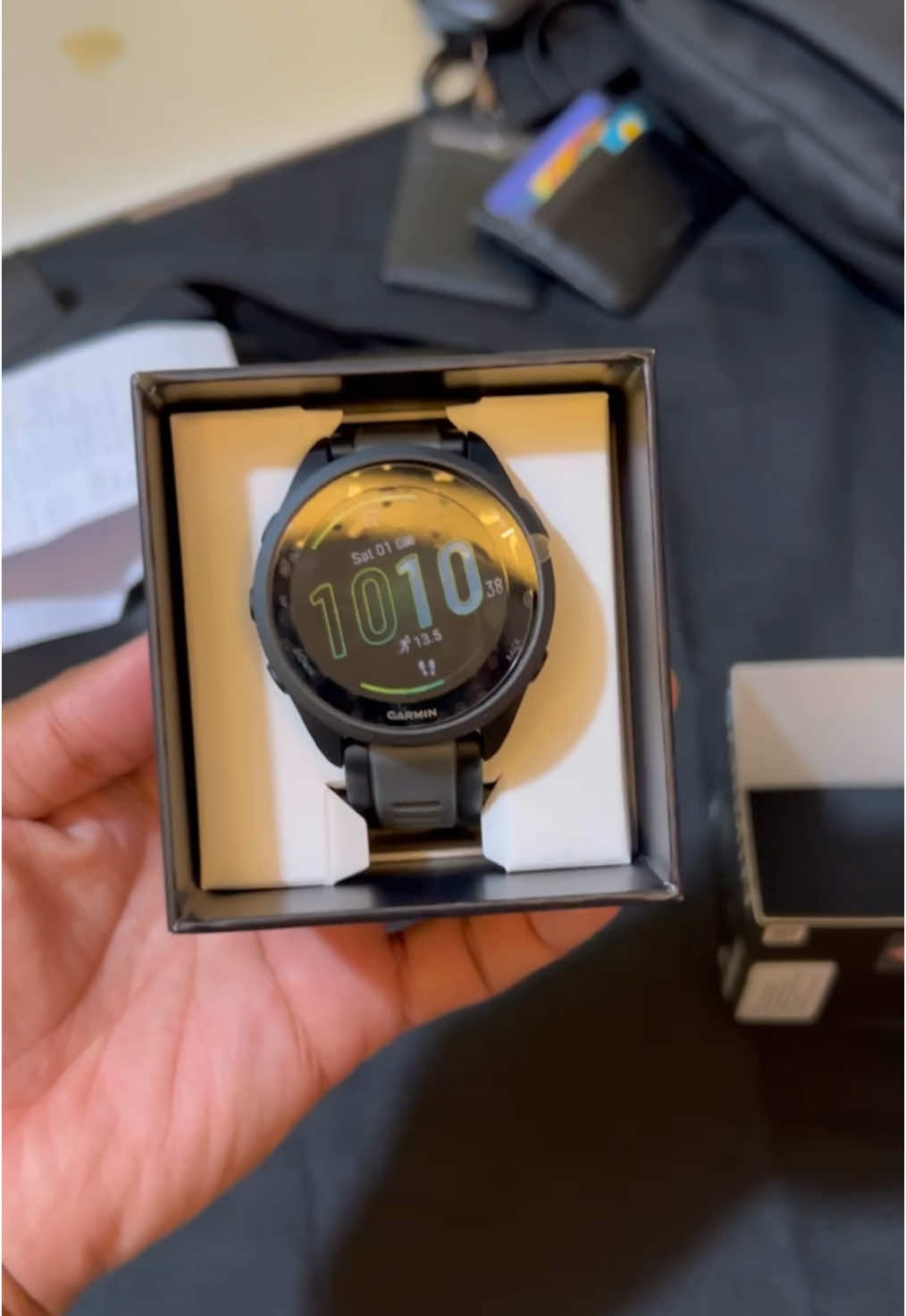 Unboxing Garmin Fr 165  #garmin165 #pelarikonten #runners 