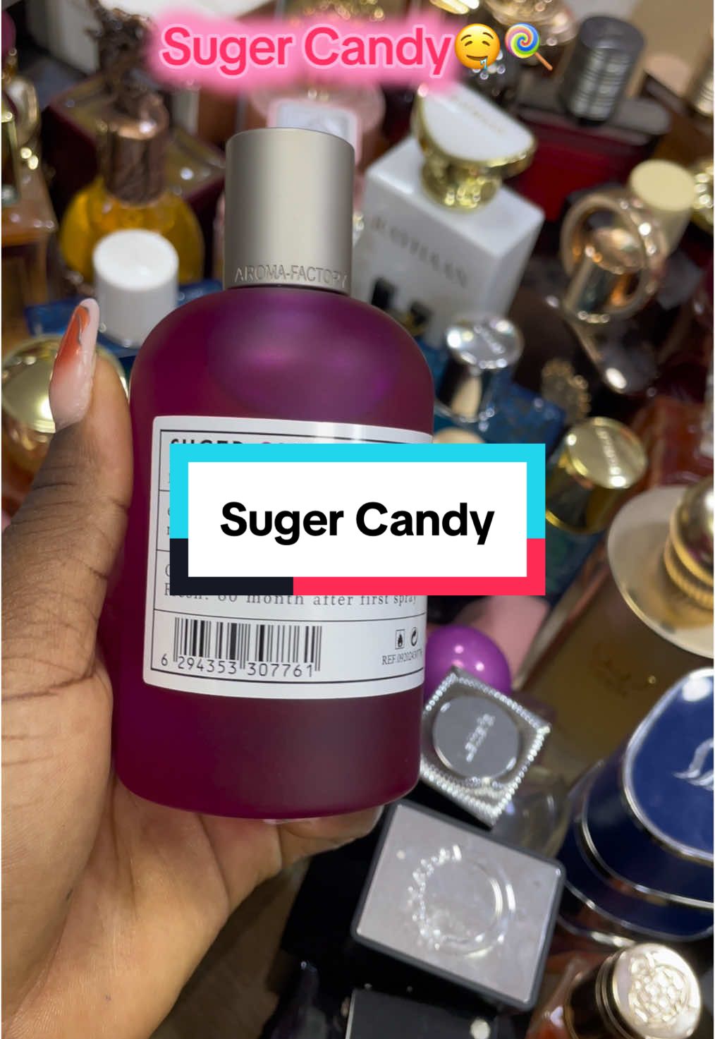 Aroma Factory Suger Candy is a sweet candy like fragrance for everyone. It’s very long lasting and smells very sweet #sugercandy#aromafactory#hamidi#fragrances#perfumes#perfumecollection#perfumeforwomen#longlastingperfume#arabianperfumes#fragrancetiktok#perfumetiktok#ghanatiktok🇬🇭 