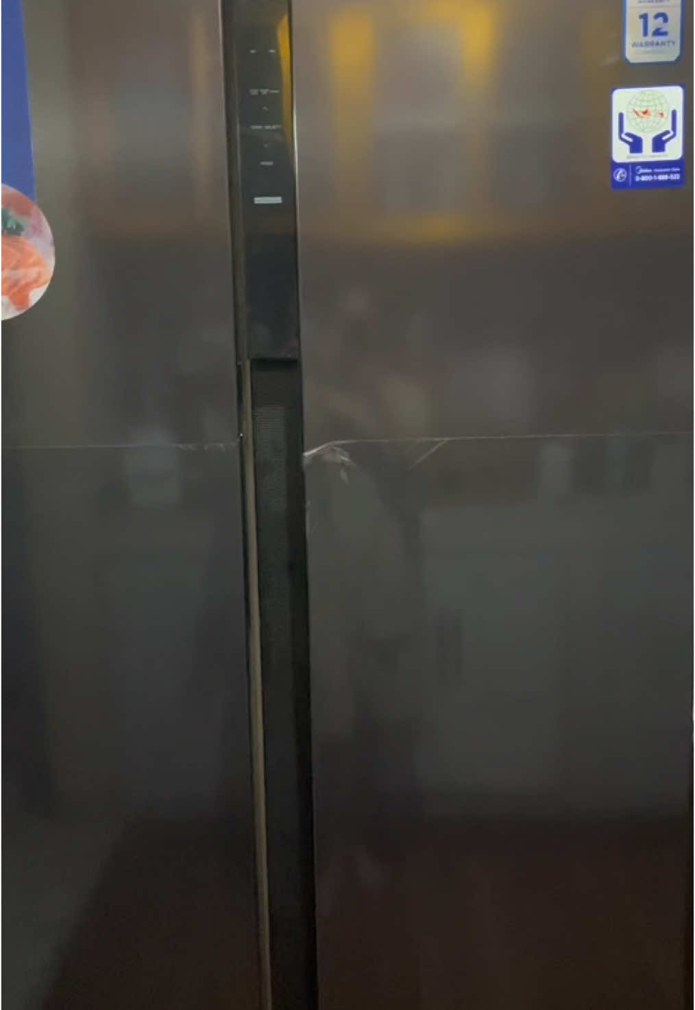 unboxing Kulkas Side by Side Midea  MDRS710GF28ID 548liter 😍 #Midea #Sidebyside #ASMR 