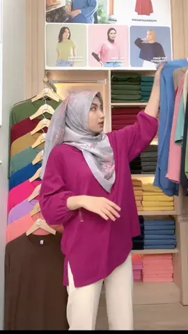 Rekomendasi kaos oversize wanita lengan balon 7/8 bahan katun melar nyaman dipakai #kaoswanita  #kaoswanitalenganpanjang  #atasanwanita  #kaosoversize  #kaosoversizewanita 