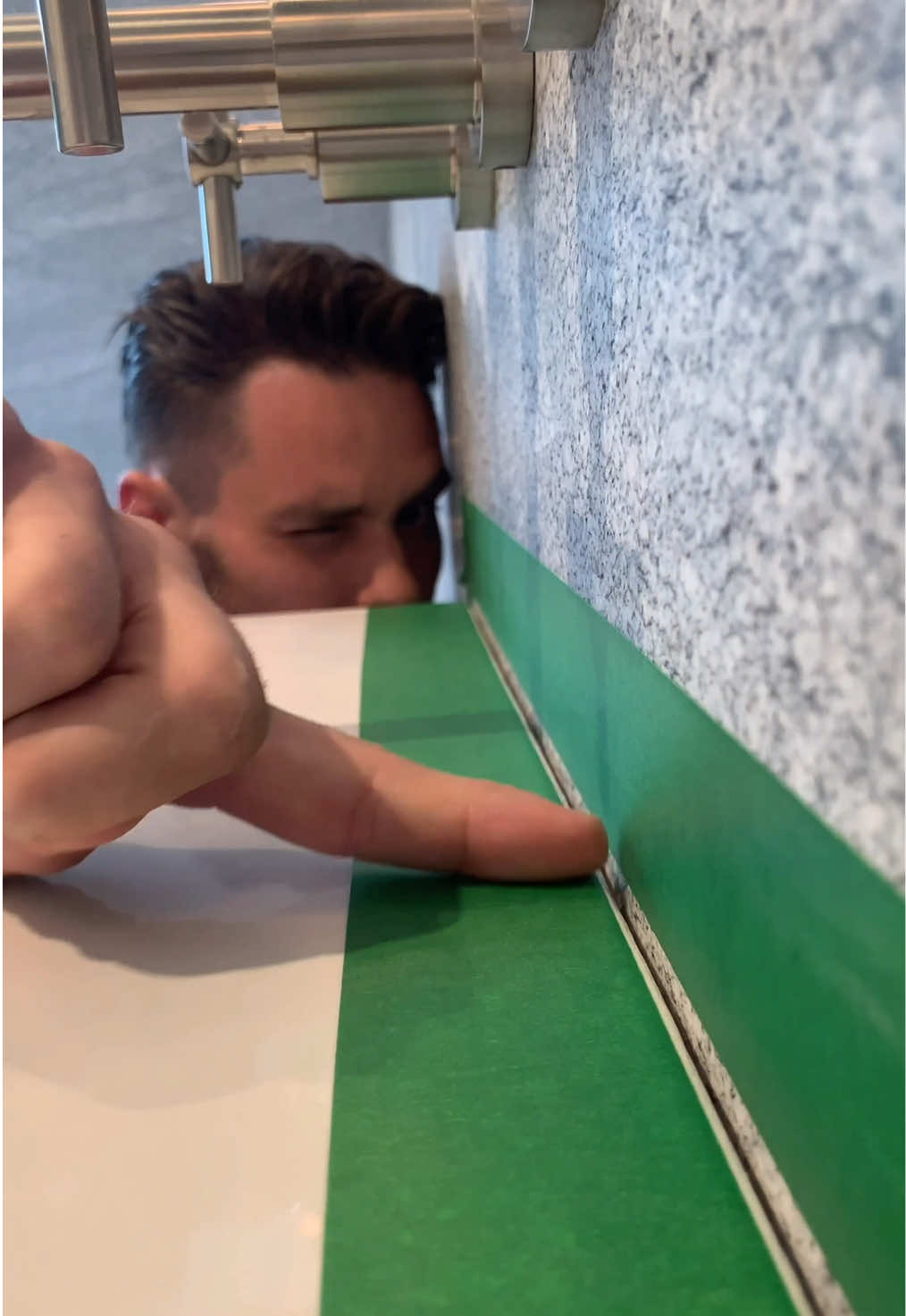 Please forgive us construction pros, we’ve committed the ultimate silicone sin! … If you are lousy at applying silicone (most are…) please consider using tape to keep things clean. Once the tape is removed you can give a final wipe down to remove any unwanted lips/edges too. Here we’re using our favourite Translucent White silicone from @DAP Global Inc.  … #homeimprovement #remodel #contractor #DIY #renovation #drywall #dapcanada #homerepair #silicone #bathroomrenovation #reels 