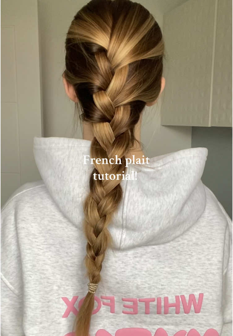 not my best example but oh well! #foryoupage #fyp #fyppp #frenchbraid #braid #plaits #hairstyle #tutorial 