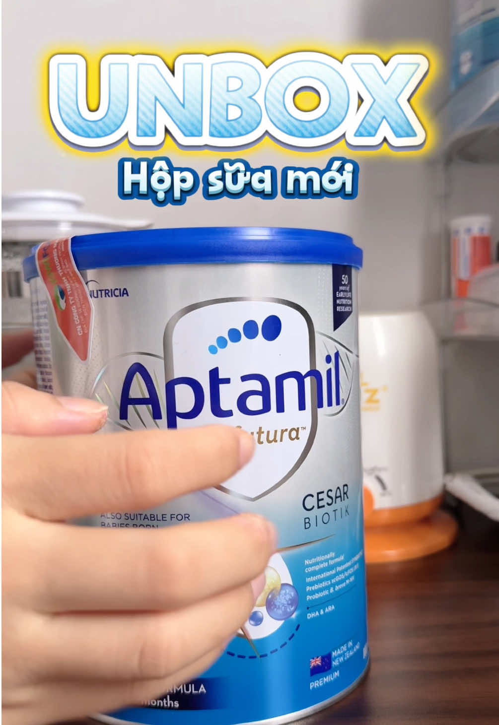 Âm thanh của sự đau ví 🤭 một chiếc daily vlog khui hộp sữa mới mà mẹ bỉm rất mê 🤭 #chipbabeboy #mebimxaykenh #unbox #unboxing #suaaptamilnewzeland #aptamilnewzeland #phasuachobe #mebimsuachamcon 