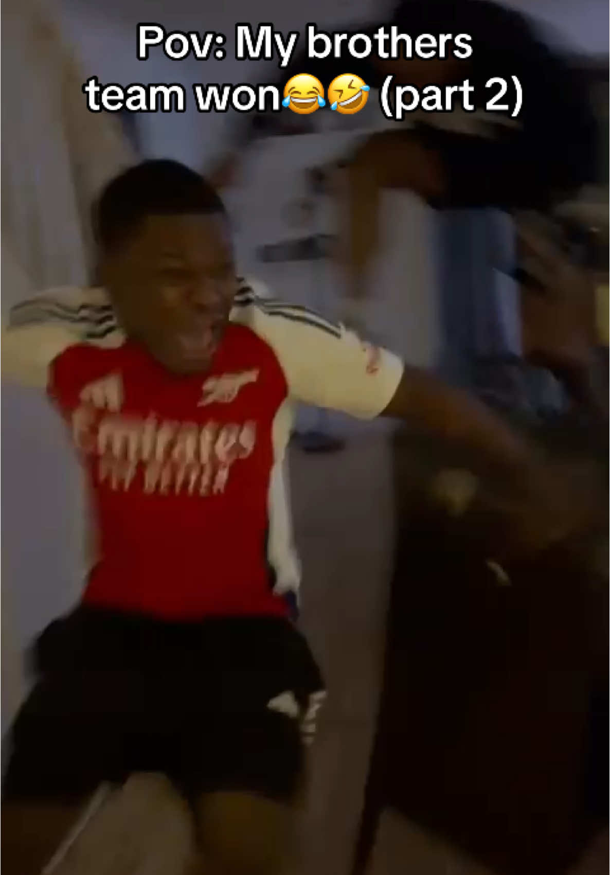 To be an arsenal fan 😂🤣 #fyp #trendingvideo #viralvideos #arsenal #footballtiktok #arsenalfan #arsenalfc #bayernmunich #funnytiktok #reaction #matchoftheday #brother #brothers #laugh #foryoupage❤️❤️ #foryouu #footballmatch @arsenal @arsenalfc_community #moment #congolaise🇨🇩 #congolaise🇨🇩🇨🇬 #lingala 