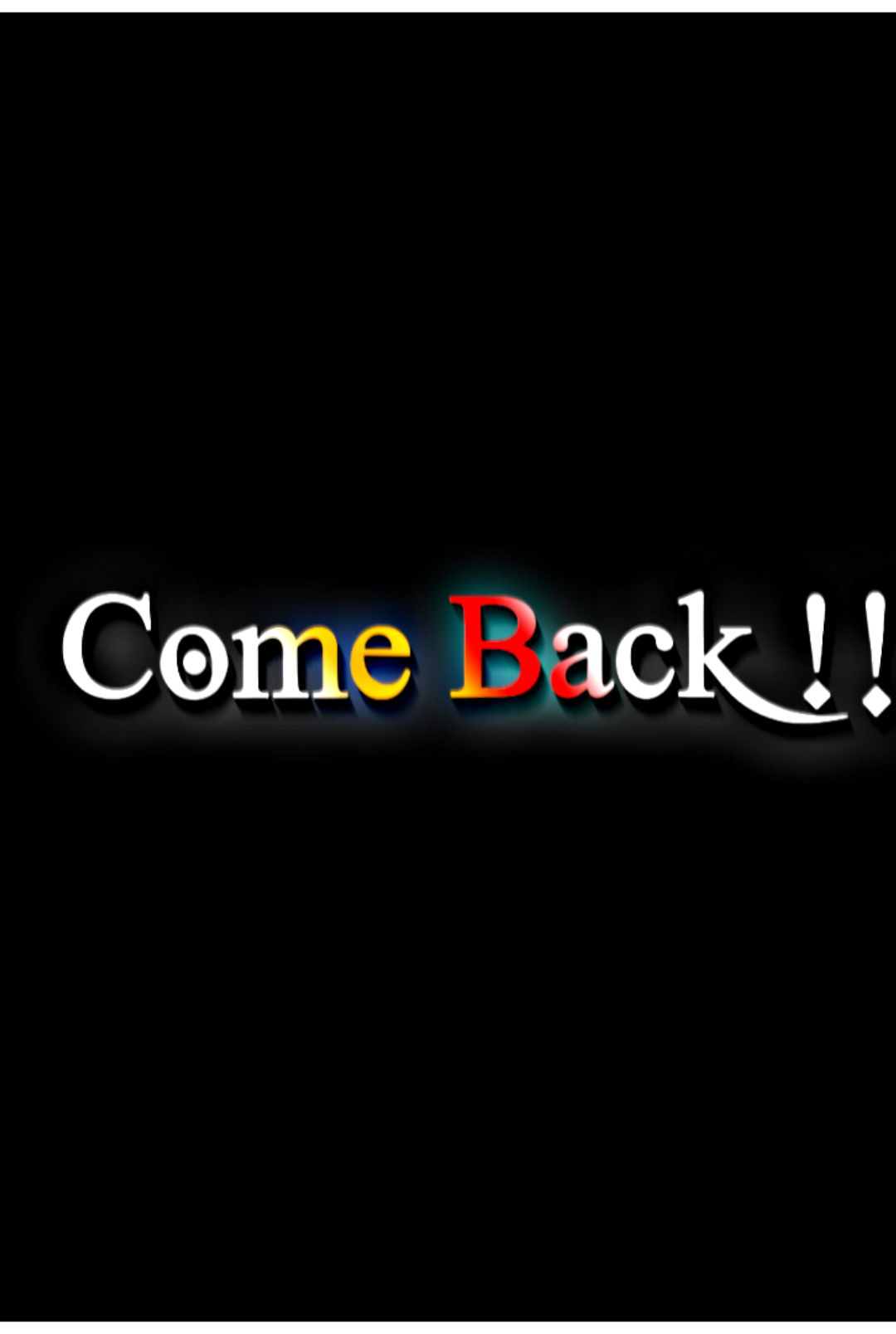 Come Back💀 #attitude #tiktokbangladesh #viral #foryou #alightmotion #tiktok #lyrics 