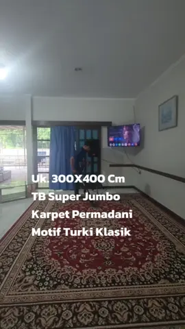 ini dia tikar permadani keren  Uk. 300X400 Cm. TB Super Jumbo Karpet Permadani Motif Turki Klasik #tikarturki #tikar #villapuncakbogor 
