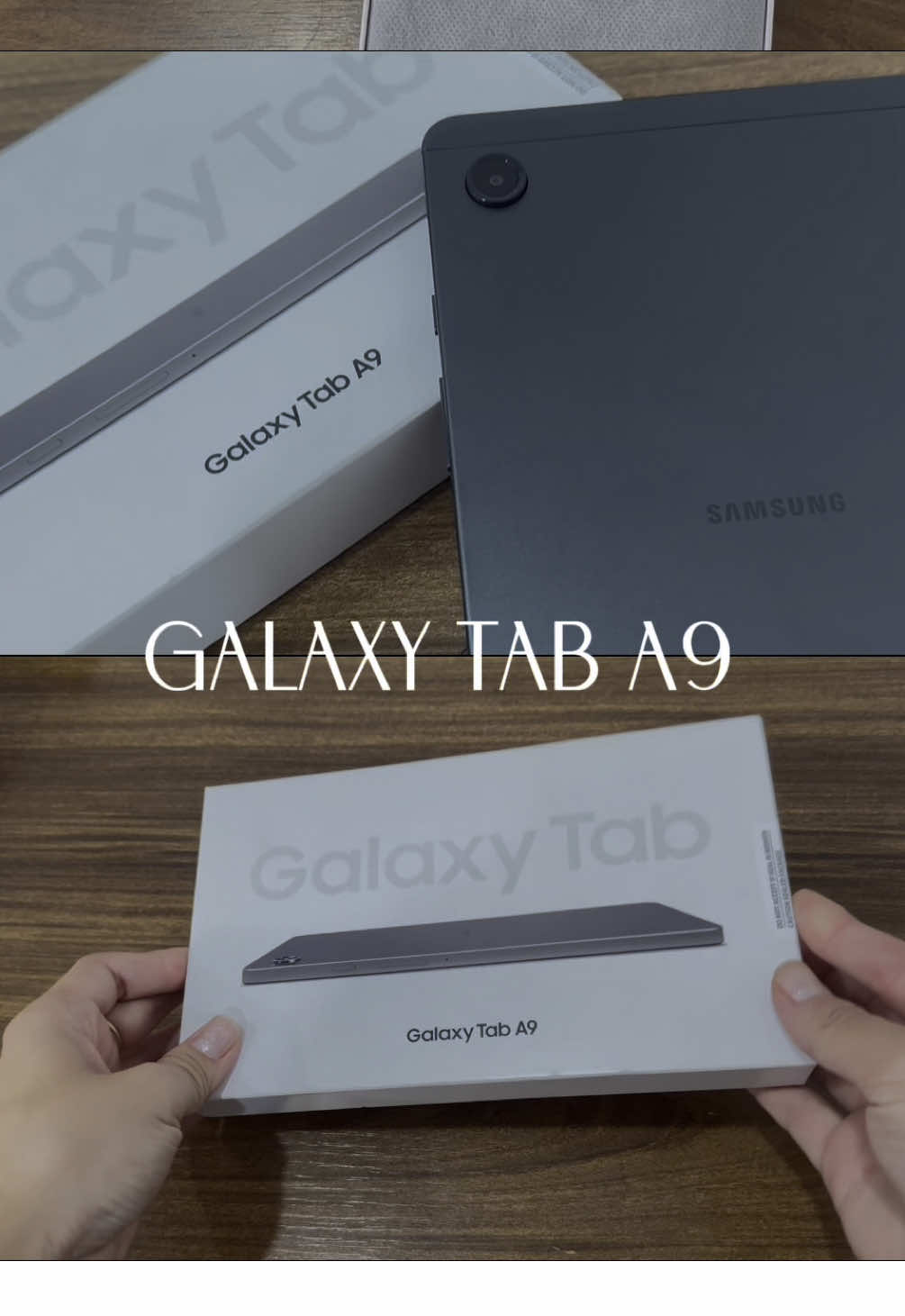 Galaxy Tab A9 Cinza — desempenho de sobra e espaço pra tudo! 	•	8GB de RAM 	•	128GB de armazenamento 	•	Tela grande e nítida pra estudar, trabalhar ou maratonar 	•	Design leve, moderno e com acabamento em cinza 	•	Super rápido e fluido no dia a dia Aceitamos pagamento à vista, no cartão e parcelamos em até 12x sem juros! Chama no direct e garante o seu! #galaxytaba9 #tabletsamsung 