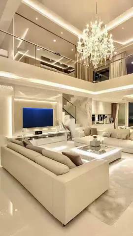 ✨Dive into luxury! This stunning two - story living room in Miami is the epitome of opulence. Picture - perfect chandeliers casting a warm glow, plush sofas inviting you to unwind, and sleek modern design at every turn. It's not just a living space; it's a statement of elegance. And guess what? The whole - house soft decoration and interior design of this beauty is a case study worth exploring. Whether you're a design enthusiast or just love a glimpse of high - end living, this is for you! 🏠💎 #MiamiVilla #LuxuryLiving #InteriorDesignInspiration #SoftDecorationGoals #OpulentInteriors