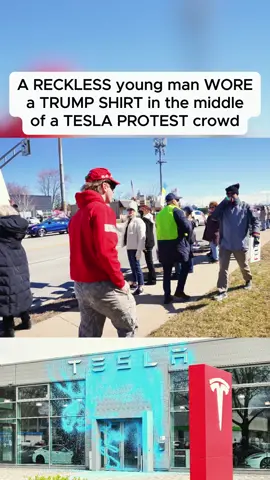 #arguements ##funnyvideo #prank #trumpsupporters #teslaprotest 