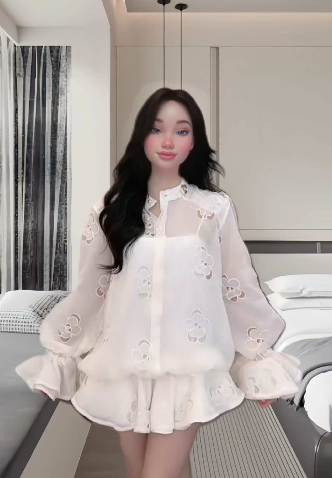 Váy liền hoa ren chất thôi boy siu xinh#vayxinh #vayxinhmoingay #vayxinhnhenhang #xuhuong #xuhuong #xh #xuhuongtiktok #tiktok #viral #fyp #trending #fashiontiktok #fashion #truclinhxinhiu1020 