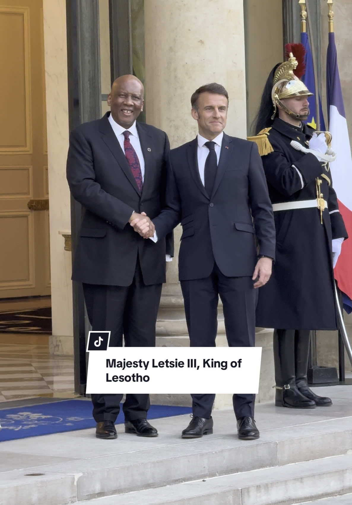 Interview with His Majesty Letsie III, King of Lesotho . . #france #france🇫🇷 #francetiktok🇫🇷 #francetiktok #paris #paristiktok🇫🇷🌍 #president #presidentdelarepublique #elysee #palaiselysee #presidence #presidentdelarepublique #elysee #palaiselysee #presidence #emmanuelmacron #macron #macronemmanuel 