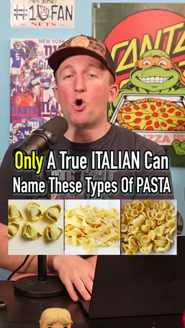 Are You A True Italian?! Name These Pastas! #fyp #shape #pasta #food #italy #italian #funny 