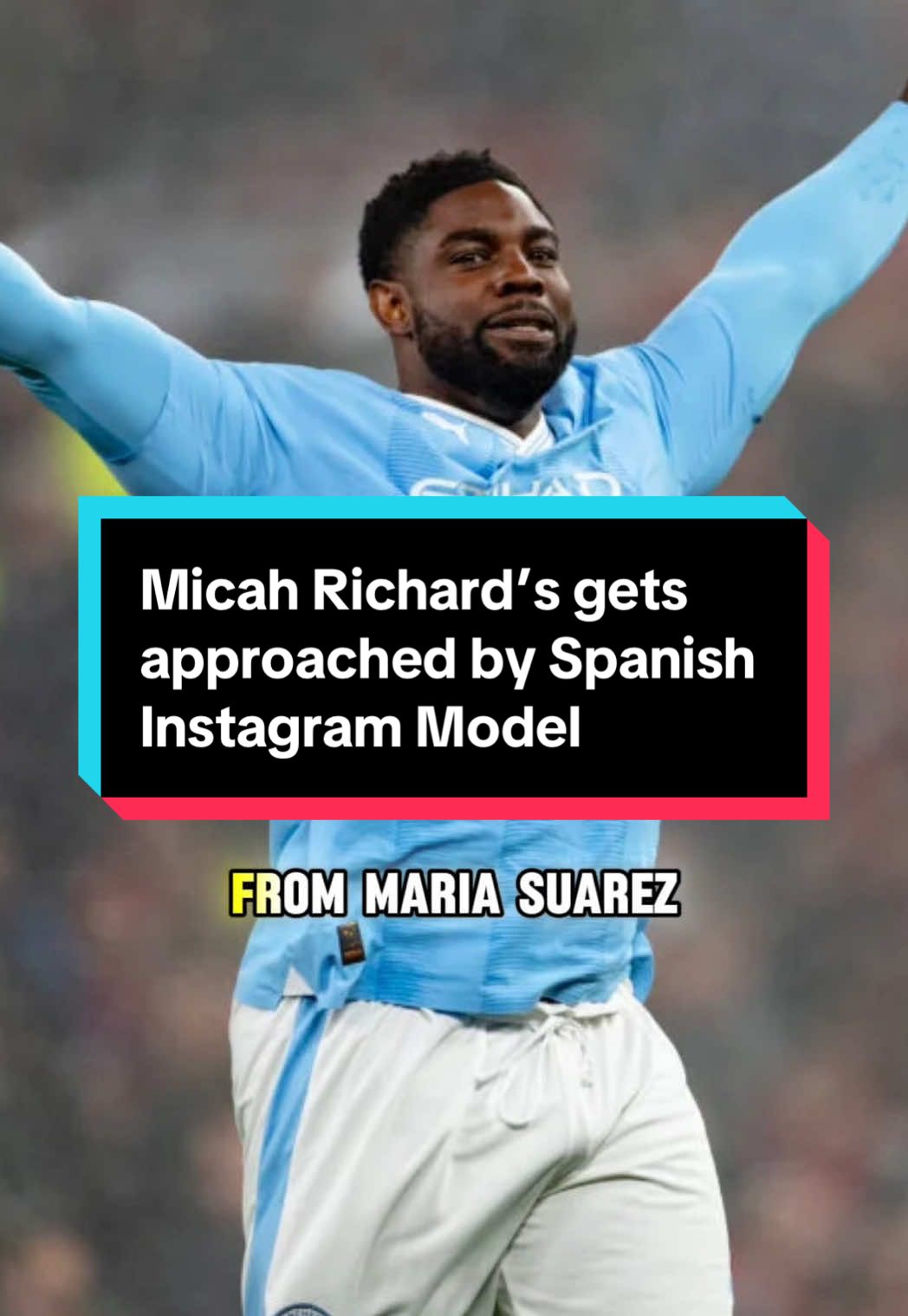 Micah Richard’s gets approached by Spanish Model🤣 #footballstory #funnyfootball #Soccer #soccertiktok #footy #footytiktok #footytok #footballislife #footballlover #footballfans #fup #foru #forupage #viral_video 