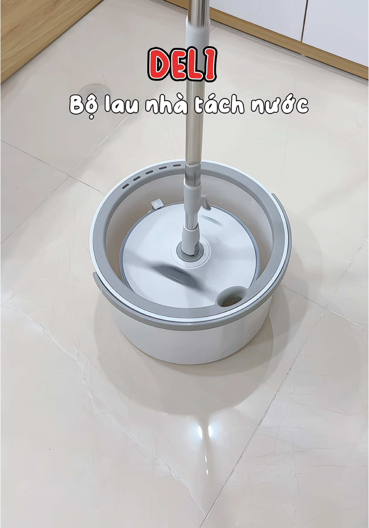 Bộ cây lau nhà tách nước bẩn DELI 🏡 #caylaunha #bocaylaunhadeli #deli #fpyシ #giadung #embehan04 