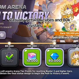 ☆ - i actually have like. 200k crystals from grinding on arena too. i feel so rich AND i dont need to pull for agar agar because i ended up getting her on my first 10 pull on fire spirit's gacha 😭😭 #cookierunkingdom #cookierun #crk #crkupdate #savings #firespiritcookie #agaragarcookie #rich #fyp #fyppp #fypdong #xyzabc 