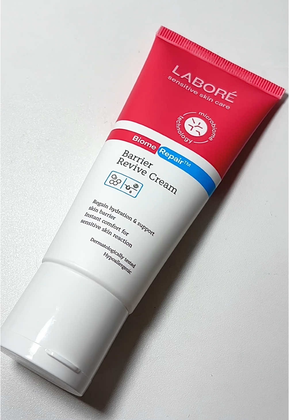 solusi buat kalau kulit lg ngambek nihh!!💗💗 #labore #laboremoisturizer #laborebarrierrevivecream #skincare #sensitiveskin 
