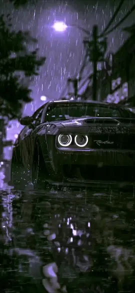 Download More Wallpaper in Bio 👉🔗 cc art :  noah arc #setaswallpaper #dodgechallenger #cars #rain #aesthetic #4klivewallpaper 