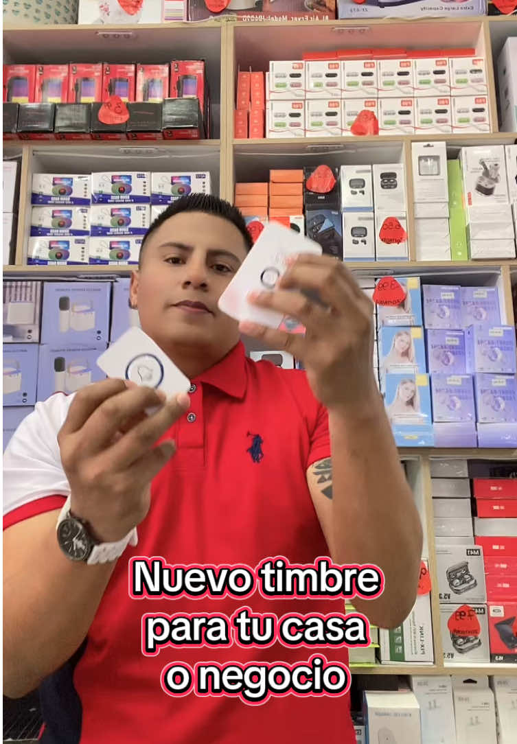 Timbre inalámbrico  5.99 $ 🔥💸 #timbre #inalambrico #casa #negocios #hogar #trabajo #client #clientefeliz #clientesfelices #timbredecasa #ambato_ecuador🇪🇨🇪🇨 #baños #bañosdeaguasanta #pillaro🇨🇬_ecuador🇪🇨 #pelileo_ecuador #patate 