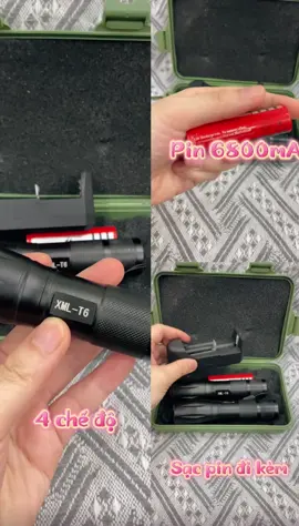 Đèn pin cầm tay siêu sáng nhiều chế độ. Chỉ 59🍃 #xuhuong #cupcut #denpinsieusang #đenpin #review #xh #tiktok 