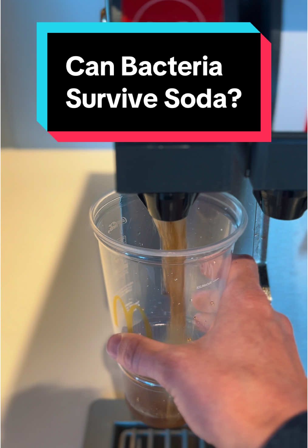 Can bacteria survive in soda? Here is a quick experiment that shows the answer. (The fast food restaurant that was tested was an Arby’s and not a McDonald’s) #bacteria #soda #experiment #drinkingwater #creatorsearchinsights 