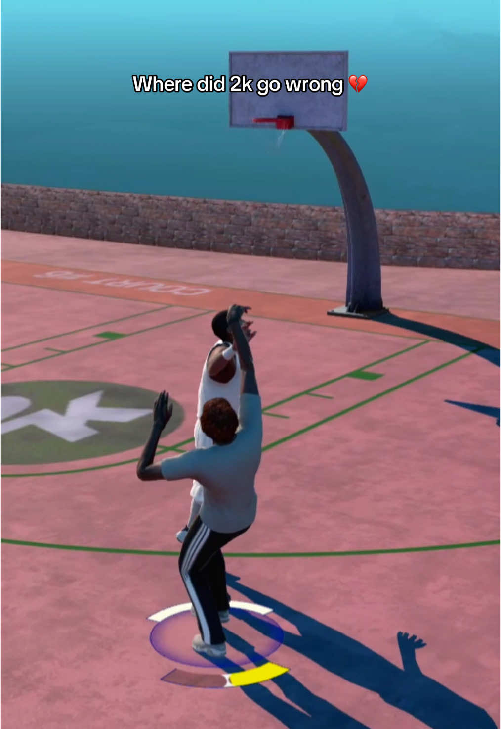 Can’t believe 2k this bad now … #2kcommunity #fyp #2k14 #dribbling #2k16 #nba2k #basketball #2kcontent #4u 