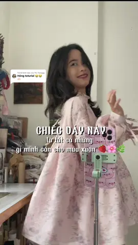 Trả lời @Thu Tranggg vẫn là trả bài hơi muộn huhuu, mí bà vẫn đợi tui chứ 🥹🫶🏻🫶🏻 Váy đã sẵn size cơ bản, và chỉnh size theo yêu cầu free nhenn ✨✨ #xuhuong #fyp #vaybabydoll #mayva 
