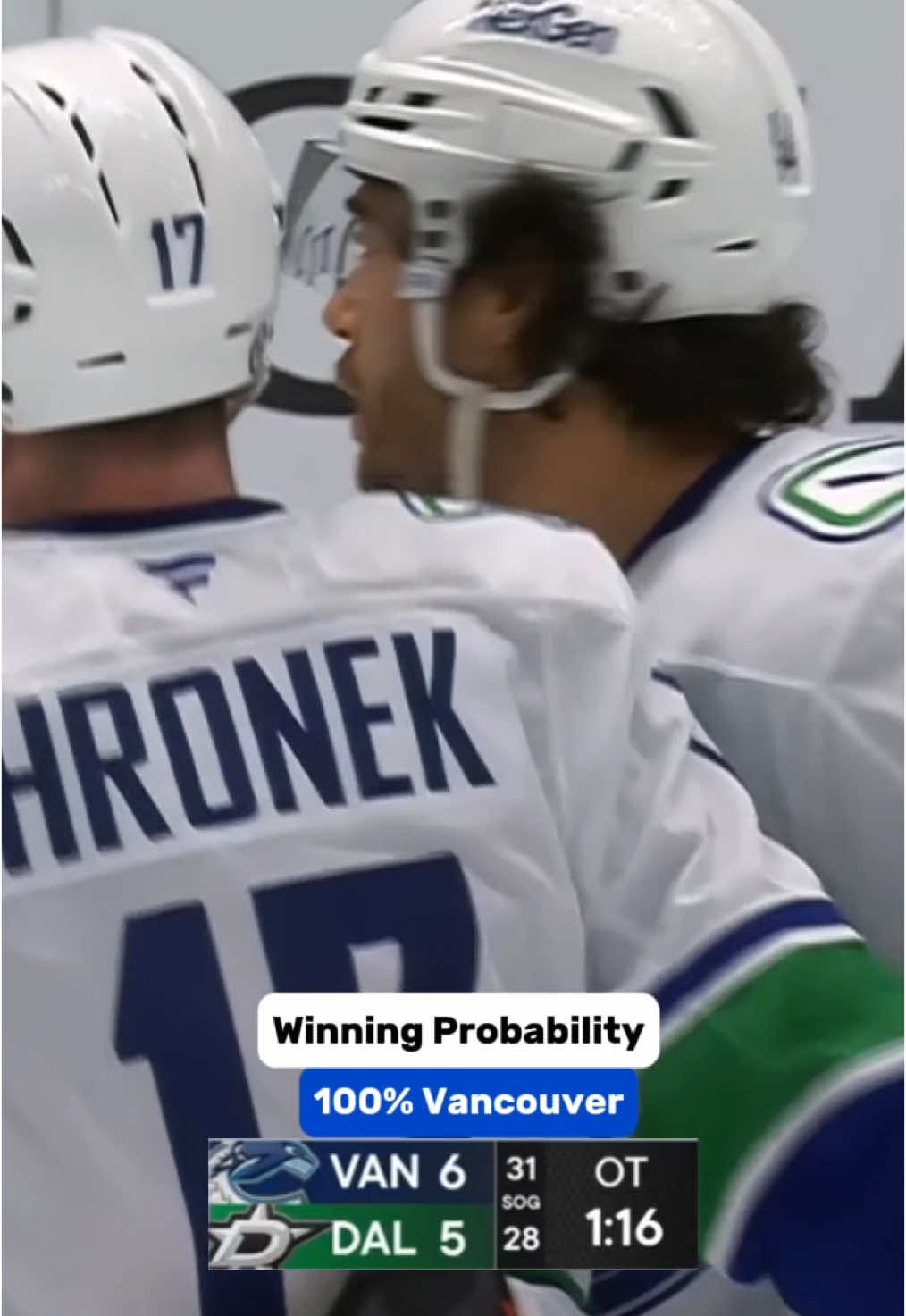 DALLAS WAS UP 5-2 WITH 1 MINUTE LEFT 🤯🔥  #NHL #nhlhockey #hockey 