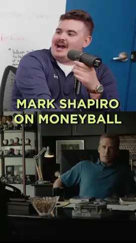 Mark Shapiro thoughts on his role in Moneyball #BlueJays #TorontoBlueJays #MLB #baseball #athletics #toronto #moneyball #fyp 