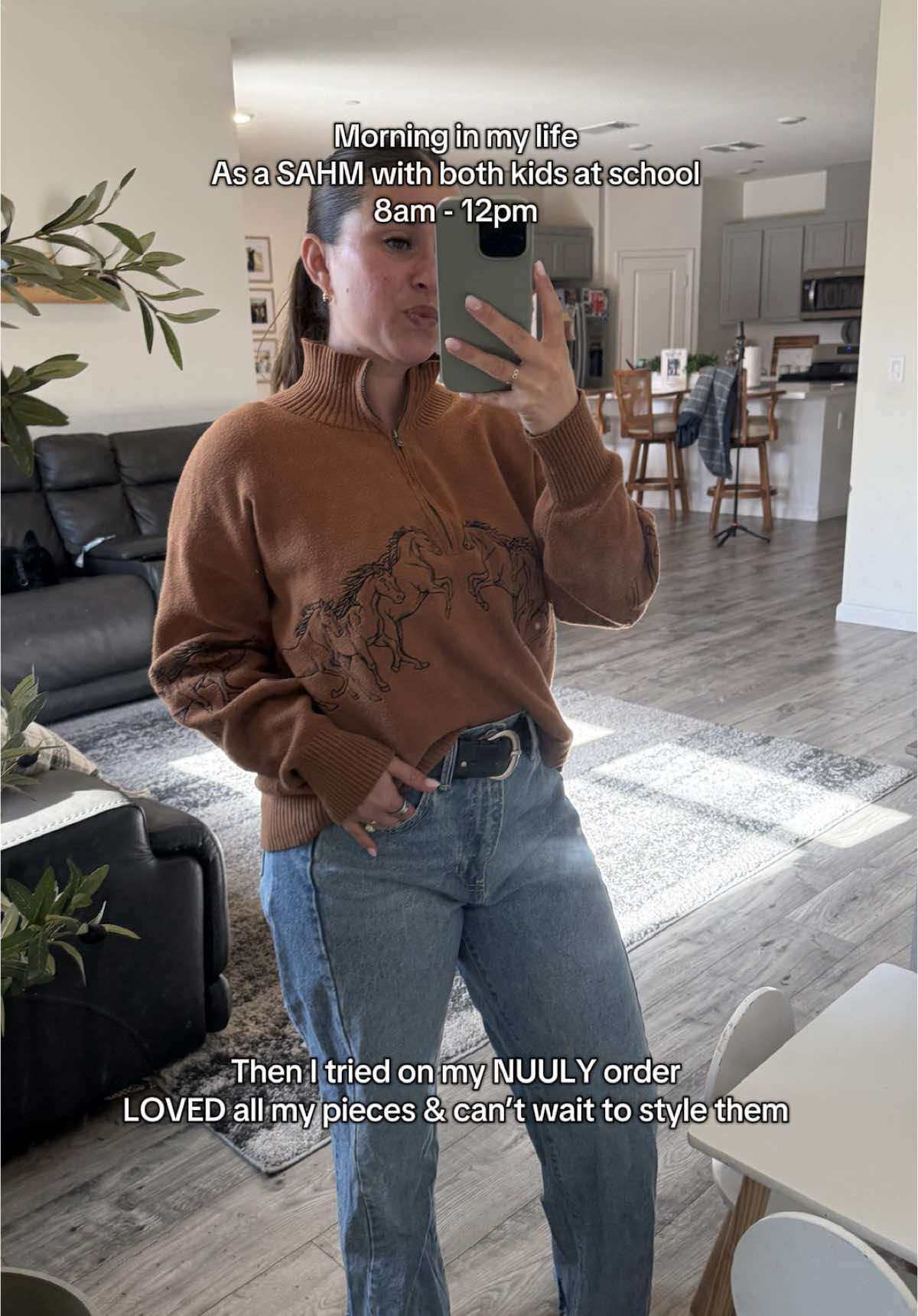 @nuuly I fear renting my clothes may become my newest addiction #fypシ #comfortcreator #vlogger #sahm #stayathomemom #creatorunder10k #morningroutine #morninginmylife  