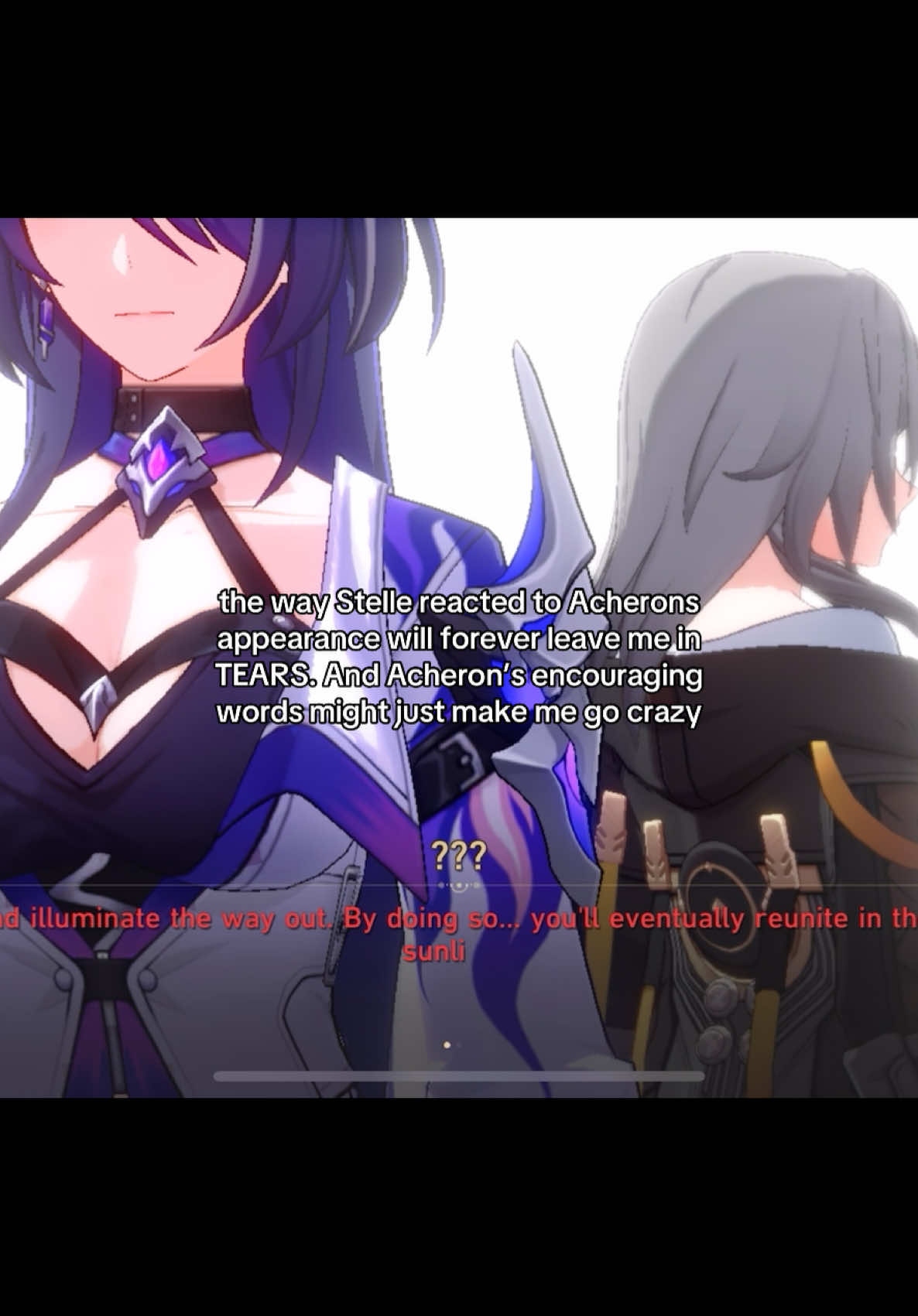 I love Acheswan but Acheron and Stelle just hits different #foryou #foryoupage #hoyocreator #hsrcreators #HonkaiStarRail #acheron #stelle #achestelle 