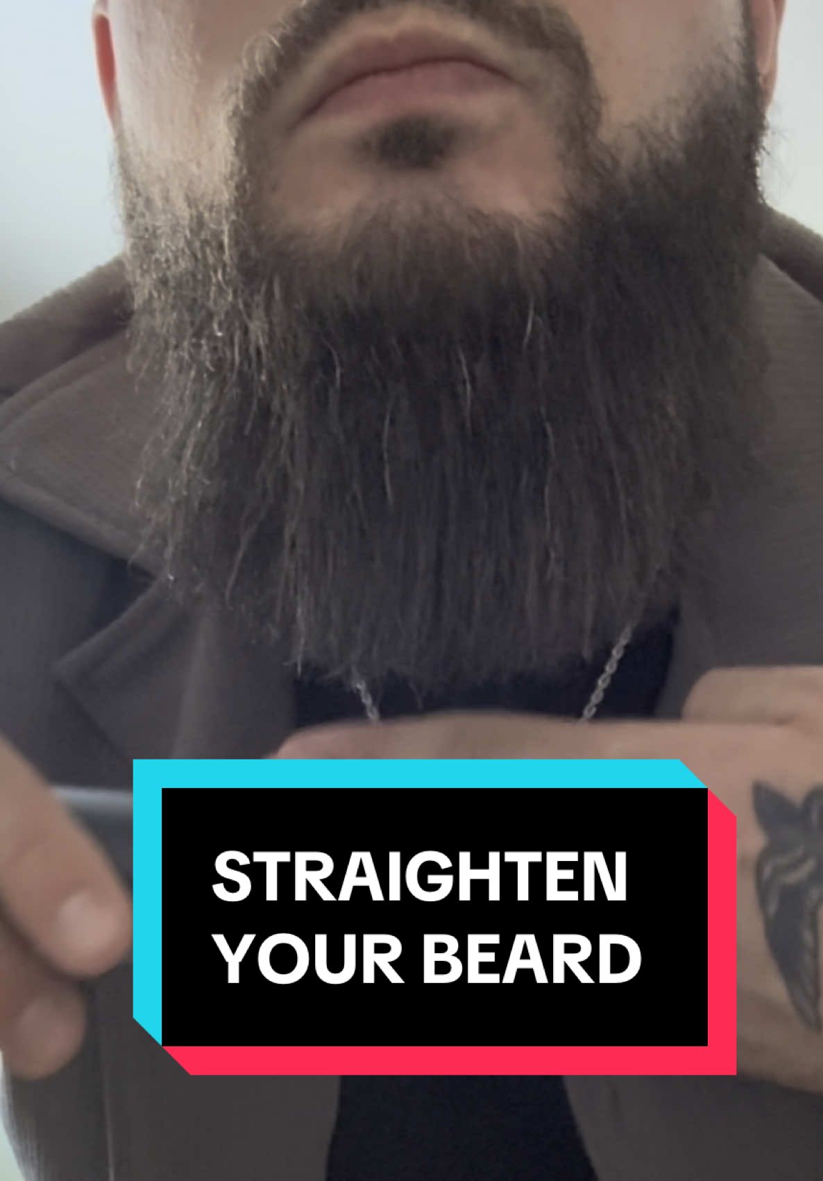 Straighten your beard (or hair!) with this heated brush. Fully cordless & rechargeable with USB-C with an insane £10 price tag.  Always use heat protecting spray to prevent heat damage.  #beardstraightener #straightenhair #beardcare #beardcareroutine #beardroutine #beardtok #hairstraightener #hairstraightening #tiktokmademebuyit 
