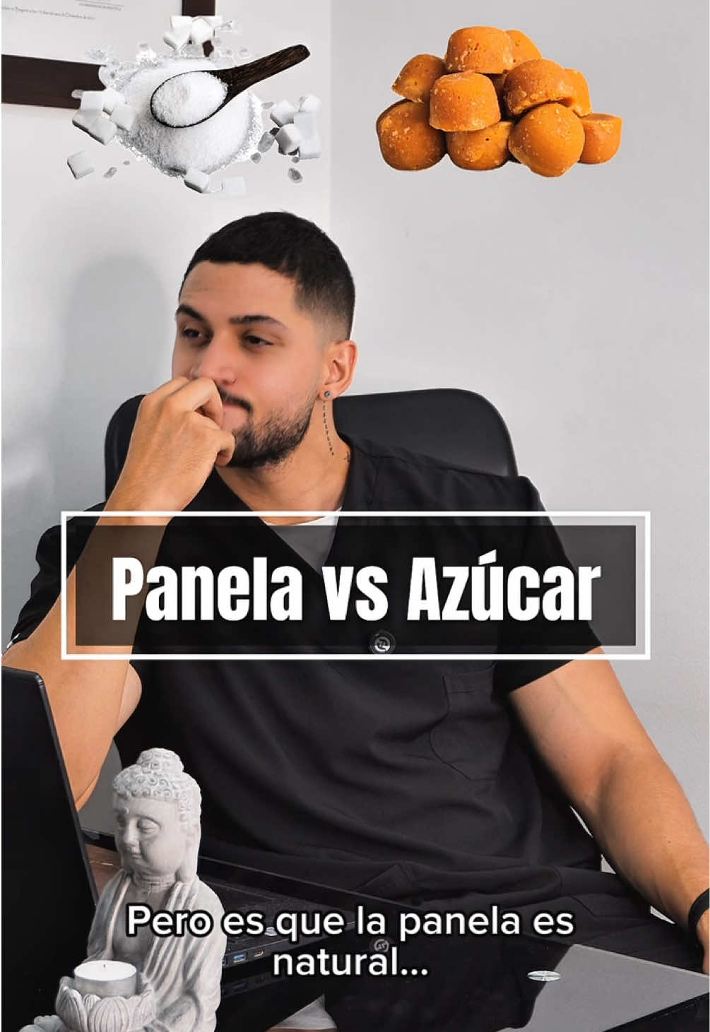 Panela vs Azúcar ‼️ #azucar #azucares #panela #dulce #miel