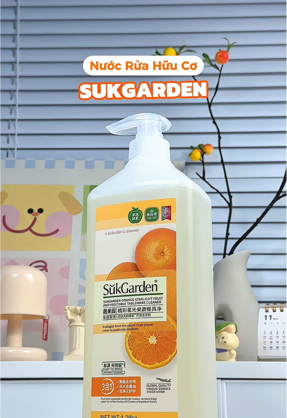 An toàn lắm, chai này là chai thứ 3 tui dùng rồi #sukgardenvn#nuocruahuucosukgarden#sukgardencleaner #nuocruahuuco #noitro#nauan #donnha#chamcon#unboxingvideo#hanhtinhunbox#chamsocsuckhoegiadinh 