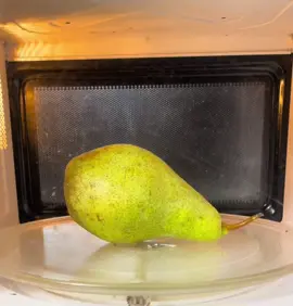 Microwave VS Pear 🍐🔥🥰What's next?#Pear #fruit #fruits #experiment #foodchallenge 