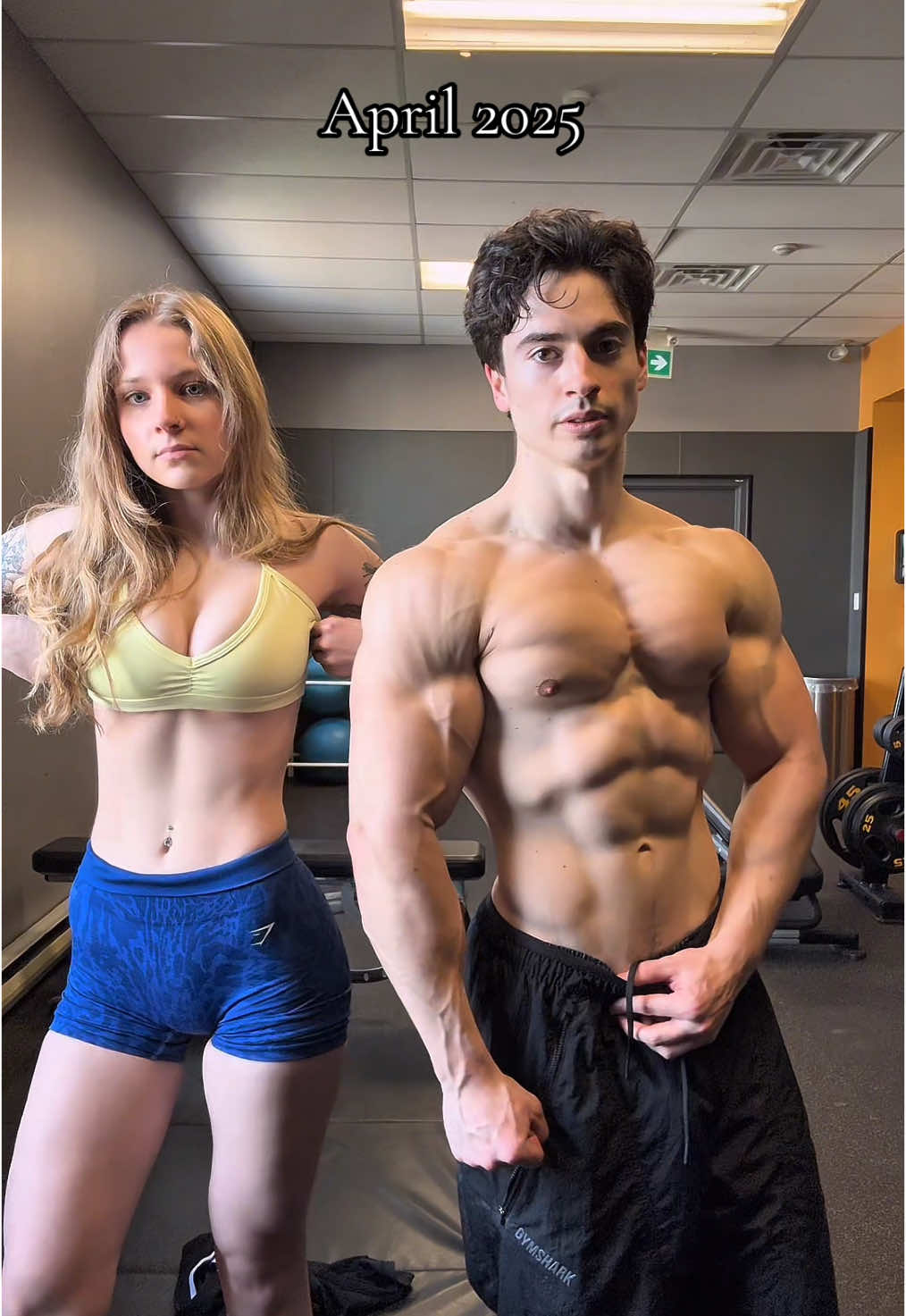 locked in together 🤝 2024 vs 2025  @Brycen Tabone  #gym #GymTok #Fitness #fitnessmotivation #workoutmotivation #couple #transformation #bodytransformation #bodybuilding #gymmotivation #gymcouple 