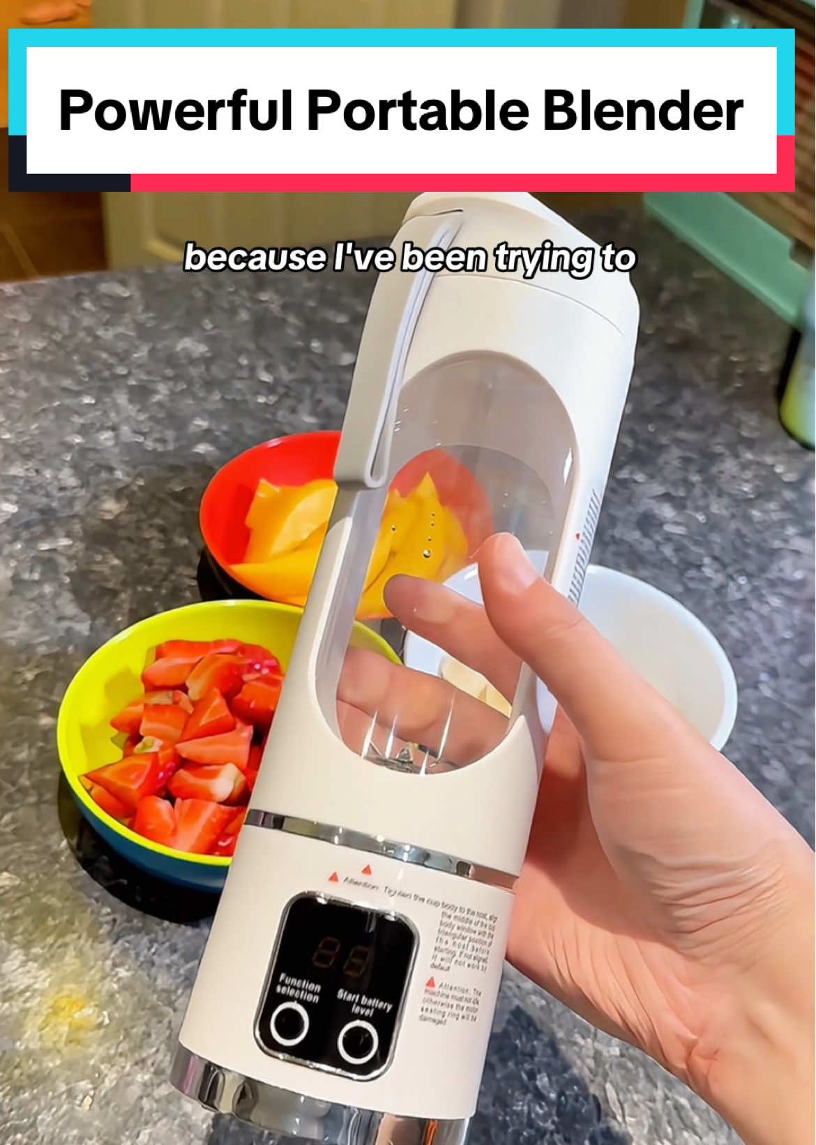 This portable blender is great for making delicious smoothies and milkshakes. This portable blender is great for making healthy drinks. #portableblender #blender #juicer #portablejuicer #smoothie #milkshake #healthyoption #TikTokShop #tiktokmademebuyit #spotlight