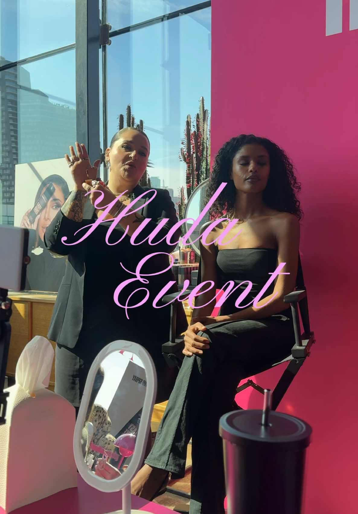 come with me to a @Huda Beauty event with @TRACE Publicity 🎀🌸🛼🌷 had the best time thankyou so so much #fyp #hudabeauty #event #pr #invited #influencer #makeup #makeupmasterclass 