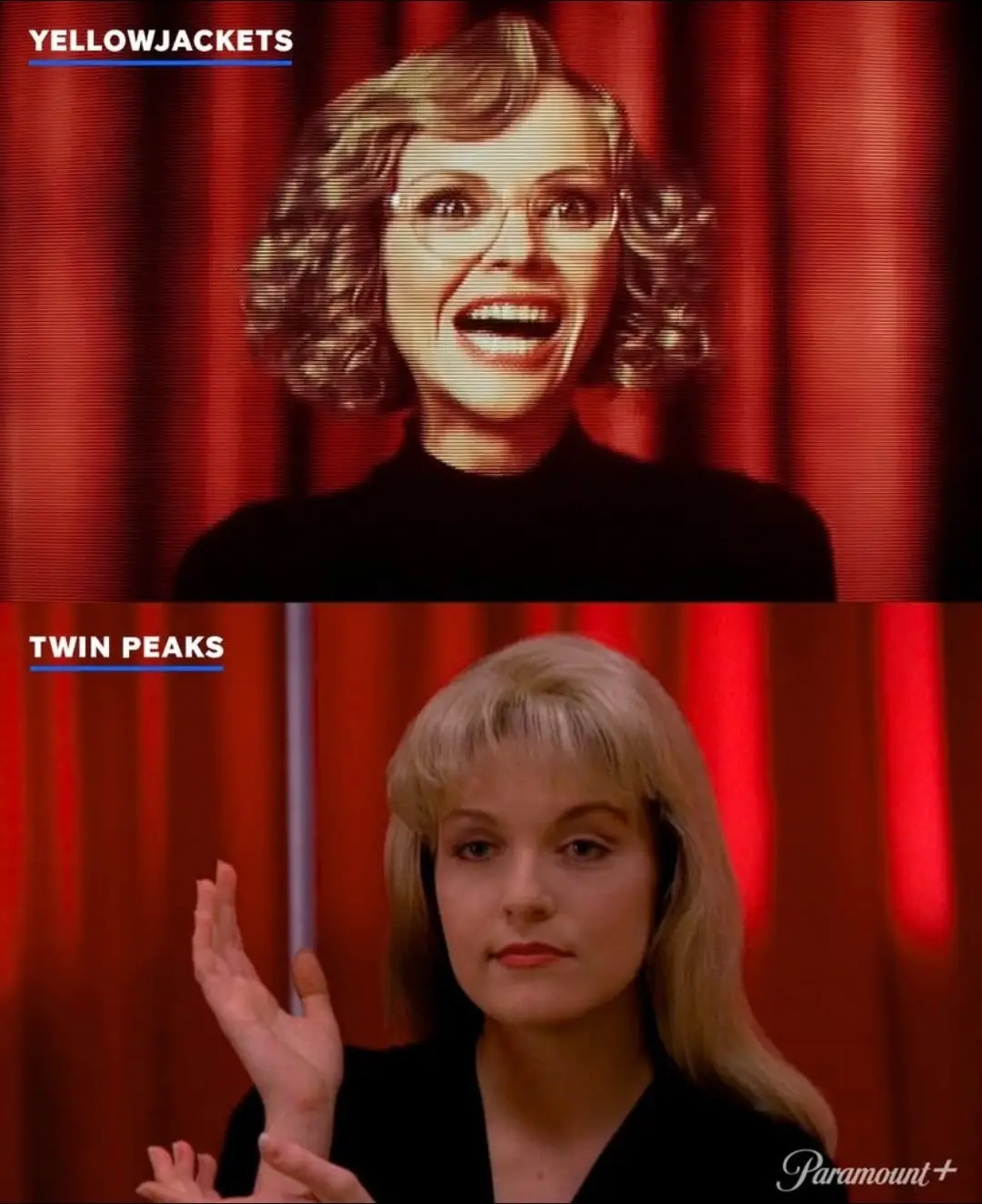 twin peaks visual references in Yellowjackets <3 two of my fav shows 🫣 || #fyp #twinpeaks #laurapalmer #twinpeaksedit #laurapalmeredit #davidlynch #yellowjackets #jackietaylor #yellowjacketsedit #jackietayloredit  #fypシ #fy #viral 