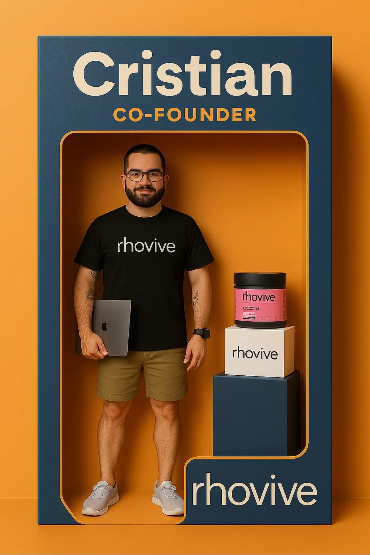 Swipe to meet the Rhovive Co-Founders! This brand wasn’t built overnight, it was built by THEM. Each founder brings something different to the table, and together, they’ve made the table worth sitting at.  Cris? The tactitian. Sharp with words, always thinking three moves ahead. Kev? The creator. Vision through the lens, ideas outside the box. Tess? The soul. Adds culture, style, and hand crafted finesse. They don’t just cover each other’s blind spots, they turn them into superpowers.  Marketing? Sales? Content? Covered. Together, they’re not just a team, they’re a movement.