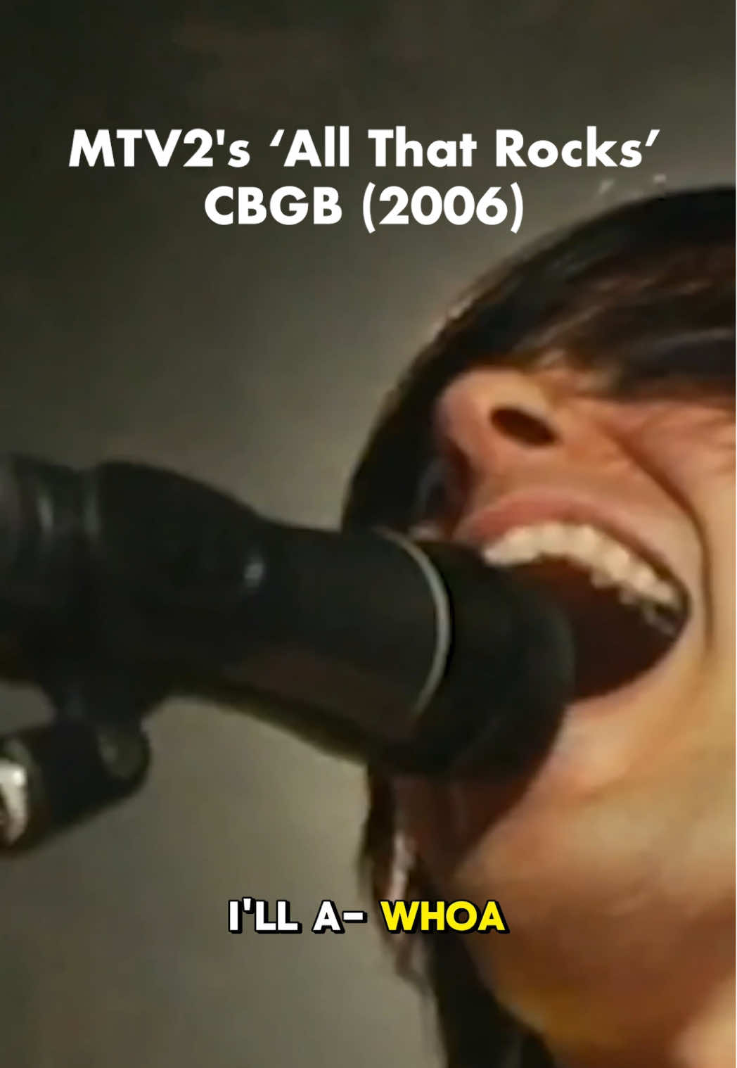 2006 with @MTV. 🖤 Can’t wait to share something special tomorrow. #ABL20 #livemusic #rockmusic 