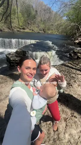 Get a mom friend to do this with!!! Took @dianna tucker to my neck of the woods today! We are both wearing @Wildbird carriers!  #babywearing #momfriends #newmoms #motherhood #babyboys 