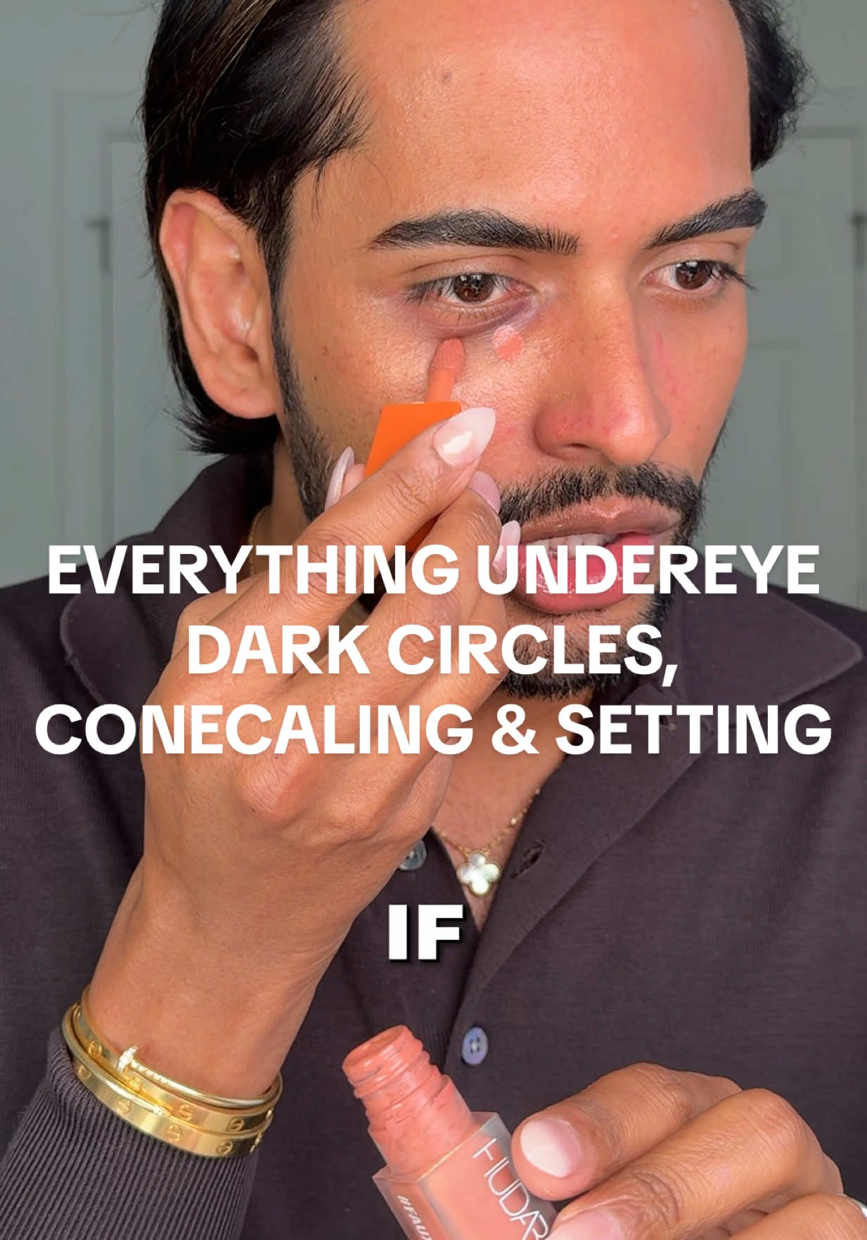 This one tutorial will tell you everything you need to know about undereye makeup!! 👍🏾  DARK CIRCLES, CONCEALER CREASING AND SETTING ON LINES  Step 1 - moisturize and use eye cream  Step 2 - add color corrector  Step 3 - set with tiny bit powder  Step 4 - add and blend concealer from back of hand  Step 5 - let it dry, remove excess  Step 6- set with powder on brush  Step 7 - set with powder on puff  @Neutrogena Hydro Boost Gel Cream @Olehenriksen Banana Bright Eye Cream  @Huda Beauty Faux Filter Color Corrector  - Lychee @Givenchy Beauty Hyper Blur Loose Powder - 02 @Natasha Denona Hy-Glam Concealer - RN7 @maccosmetics Studio Radiance Foundation - NC47  ##makeuptips #concealer #conecalerhack  #darkcircles #colorcorrection #undereyelines #makeup #BeautyTok #35plusmakeup